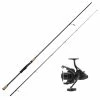 Okuma Azaki Spin 962ML 286cm 7-28g Med DynaDrag Baítfeeder DAXP 3000 Samt Påspolad Flätlina