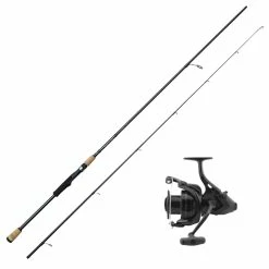Okuma Azaki Spin 962ML 286cm 7-28g Med DynaDrag Baítfeeder DAXP 3000 Samt Påspolad Flätlina