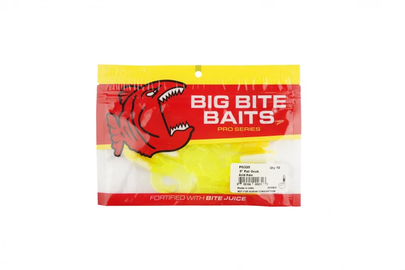 Big Bite Baits Fat Grub 3.0 (10-pack) 4 Big Bite Baits Fat Grub 3.0 (10-pack) – Image 2