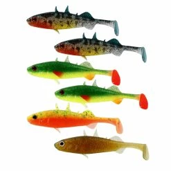Westin Fishing Westin Stanley The Stickleback Shadtail 7,5cm 4g Dark Water Mix (6-pack)