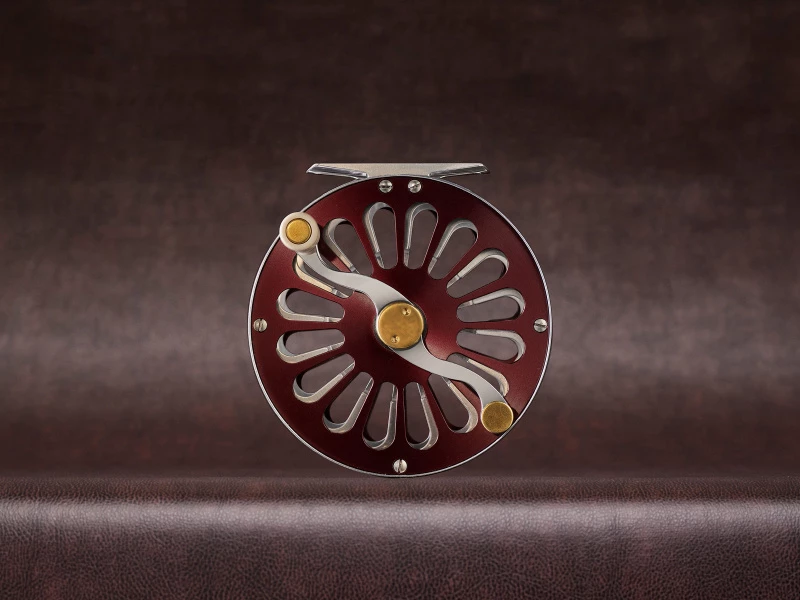 Frödin Flies Frödin SALAR Fly Reel Burgundy 4 Frödin Flies Frödin SALAR Fly Reel Burgundy – Image 2