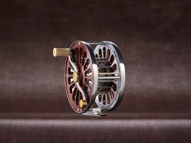 Frödin Flies Frödin SALAR Fly Reel Burgundy 6 Frödin Flies Frödin SALAR Fly Reel Burgundy – Image 4